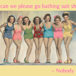 Bathing Suit Shopping: A Terrifying Trilogy of Epic Proportions